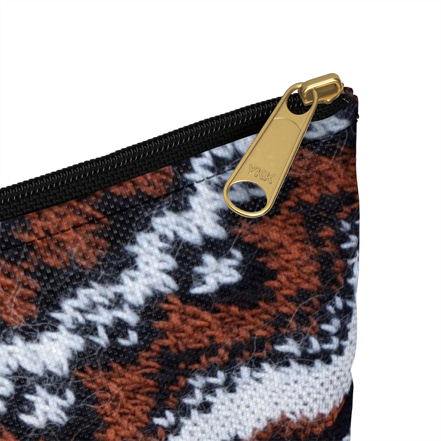 Print of Knitted Sweater - Accessory Pouch - 'Tölt' Pattern Design