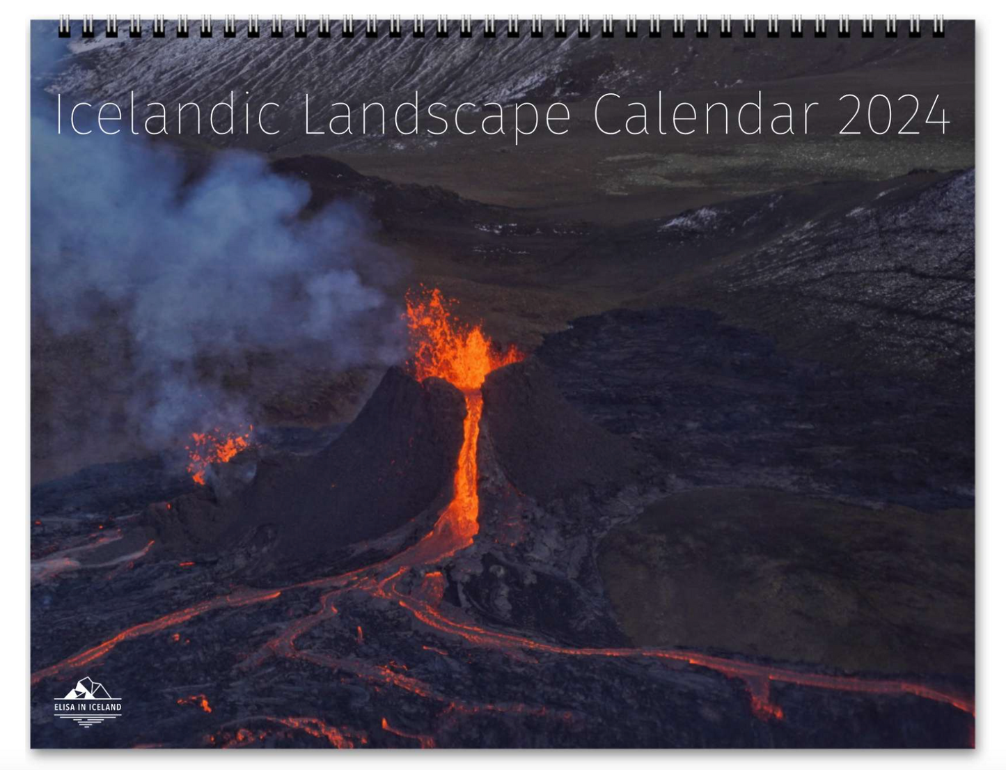 Icelandic Landscape Calendar 2024